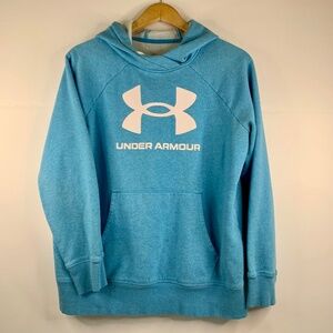 Women’s Under Armour light blue rival athleisure sport, fleece/hoodie/pullover